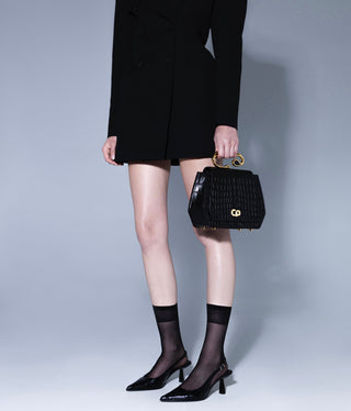 Claude Préval luxury handbag in black crocodile leather   lucienne   niloticus 
